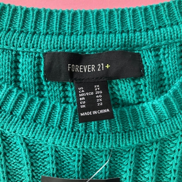 Sweater Teal Forever21 - Picture 2 of 6